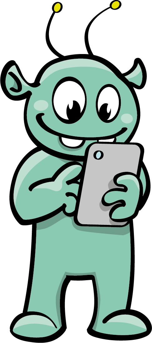 Webby Zeigt auf etwas